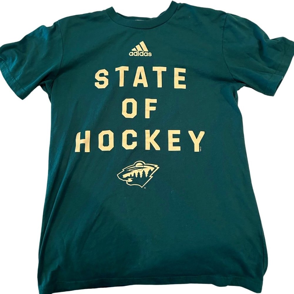 State of Hockey- MN Wild Adidas Tee